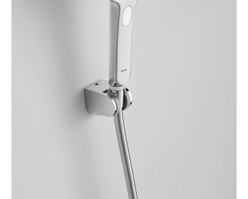 Настенный смеситель для ванны и душа Arrow AG3605 с выдвижной планкой хром