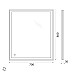 Зеркало BelBagno SPC-GRT-700-800-LED-TCH с подсветкой с сенсорным выключателем