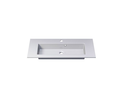 Раковина для ванной 80 см, Uperwood Aurora, белая глянцевая