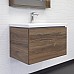Тумба с раковиной Comforty Томари-70 дуб тёмно-коричневый Como 70