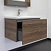 Тумба с раковиной Comforty Томари-70 дуб тёмно-коричневый Como 70