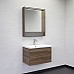 Тумба с раковиной Comforty Томари-70 дуб тёмно-коричневый Como 70