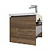 Тумба с раковиной Comforty Томари-70 дуб тёмно-коричневый Como 70