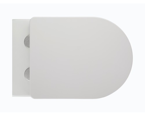 Подвесной безободковый унитаз Charus Estella EWC700-121W сиденьем микролифт