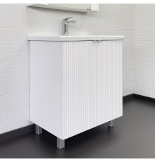 Тумба с раковиной Comforty Лима-70 белый матовый Como 70