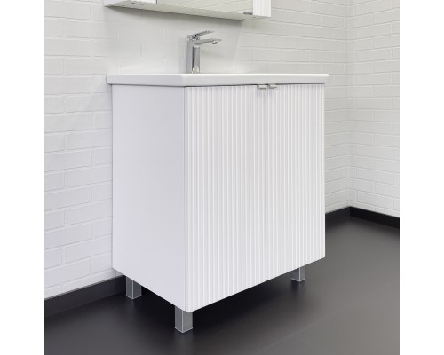 Тумба с раковиной Comforty Лима-70 белый матовый Como 70