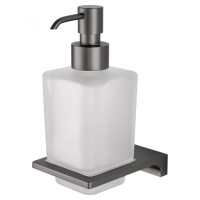 Дозатор мыла Wonzon&Woghand ECLIPSE, Темный графит WW-9133-BGM