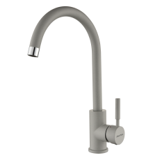 Смеситель для кухни Paulmark Holstein Ho212063-GRS Серый дым