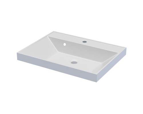 Раковина для ванной 60 см, Uperwood Classic, белая глянцевая