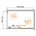 Дверь в проём Cezares MOLVENO-AH-11-120/100-C-Cr-IV