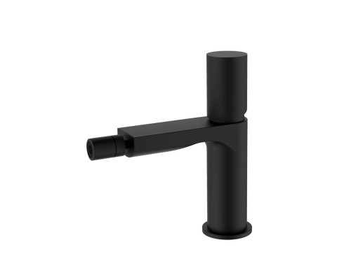 Смеситель для биде однорычажный AQG Tube, черный матовый