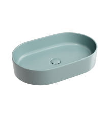 Чаша накладная овальная Ceramica Nova Element 60x38 Зеленый Матовый