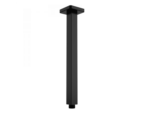 Держатель верхнего душа 22*300мм Wonzon&Woghand, Черный матовый WW-SA07-30-MB