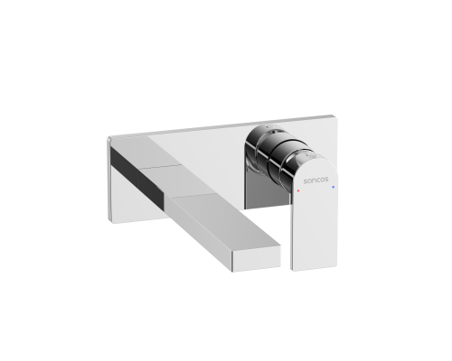 Смеситель для раковины SANCOS Studio c внутренней частью, хром, SC9017CH