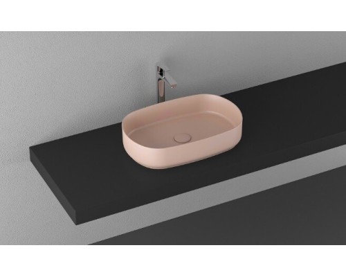 Раковина ISVEA Infinity накладная 550x360x120 лососевый матовый 10NF65055SV-2S