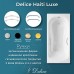 Ванна чугунная Delice Haiti Luxe 160х80 с отверстиями под ручки и антискользящим покрытием