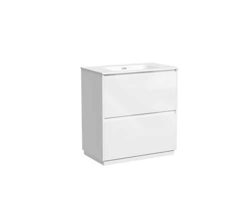 Тумба под раковину SANCOS Libra Floor напольная, 790х450х840, белый глянец LB80FW