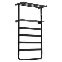 Полотенцесушитель электрический Wonzon&Woghand D?SSELDORF, Черный матовый WW-A208-MB