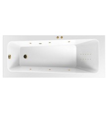 Ванна гидромассажная Excellent Ava 160x70 Line Nano Золото