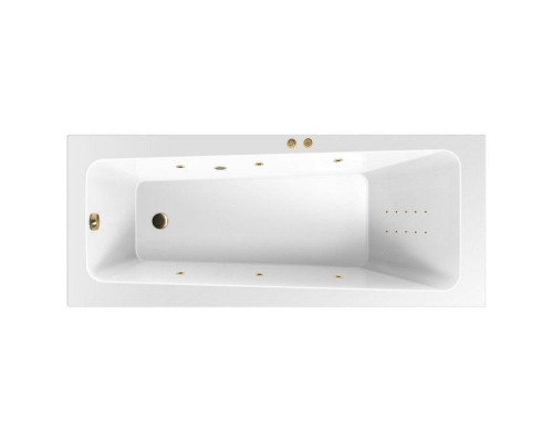 Ванна гидромассажная Excellent Ava 160x70 Line Nano Золото