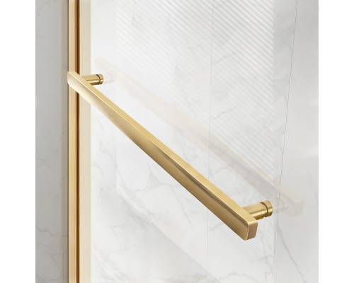 Душевой уголок Vincea Slim Soft VSR-1SS8012CLG, 120x80, браш золото, стекло прозрачное