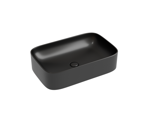 Раковина-чаша накладная Ceramicanova черный матовый Element 605x380x122