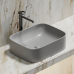 Чаша накладная прямоугольная Ceramica Nova Element 50x38 Серый Матовый