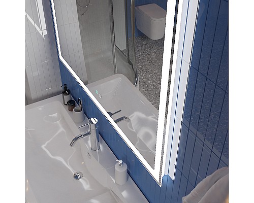 Зеркало BelBagno 100 SPC-GRT-1000-800-LED-TCH-SND с подсветкой с голосовым управлением и подогревом Зеркало BelBagno 100 SPC-GRT-1000-800-LED-TCH-SND с подсветкой с голосовым управлением и подогревом