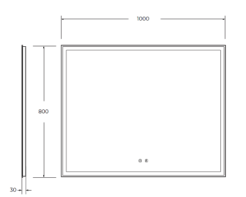 Зеркало BelBagno 100 SPC-GRT-1000-800-LED-TCH-SND с подсветкой с голосовым управлением и подогревом Зеркало BelBagno 100 SPC-GRT-1000-800-LED-TCH-SND с подсветкой с голосовым управлением и подогревом