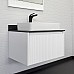 Тумба с раковиной Comforty Марсель-75 белый матовый со столешницей