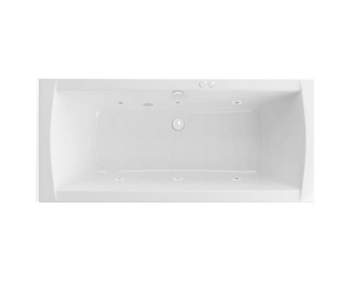 Ванна гидромассажная EXCELLENT Aquaria Lux Slim 180x80 SOFT белый