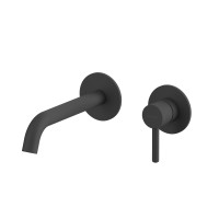 Внешняя часть смесителя для умывальника WHITECROSS Y1225BL (черный матовый)