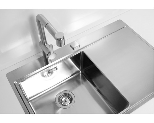 Кухонная мойка Alveus PURE 20 SAT-90 790x525 1103610 левая-правая
