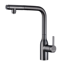 Смеситель для кухни Paulmark Viper Vi213105-GB Черный глянцевый