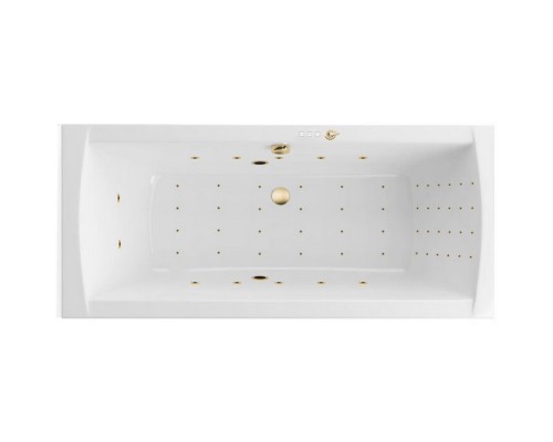 Ванна гидромассажная EXCELLENT Aquaria Lux 180x80 NANO золото
