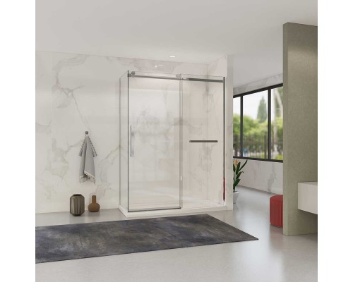 Душевой уголок Vincea Como Soft VSR-1CS9014CL 1400x900 хром стекло прозрачное