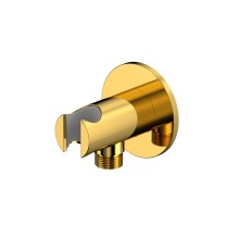 Угловой соединительный элемент с держателем лейки Whitecross Y1015GL золото