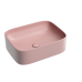 Чаша накладная прямоугольная Ceramica Nova Element 50x38 Розовый Матовый