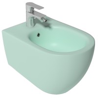 Биде ISVEA Infinity подвесной 365x530x400, мятно-зеленый матовый 10NF41001SV-2T