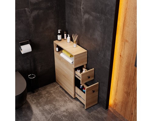 Шкаф-пенал Onika Кроун 20 напольный, дуб сонома