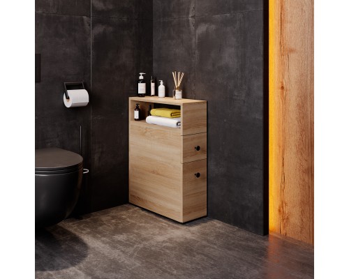 Шкаф-пенал Onika Кроун 20 напольный, дуб сонома