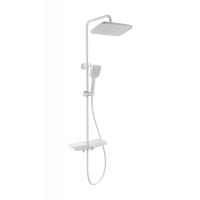 Душевая система с термостатом Wonzon&Woghand, Белый матовый