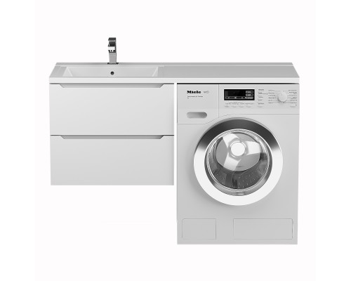 Тумба под стиральную машину подвесная Uperwood Tanos 60х47,5х50 см, белая