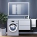 Тумба под стиральную машину подвесная Uperwood Tanos 60х47,5х50 см, белая