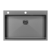 Кухонная мойка Paulmark Vast-Edge 75 PM777551-GM Вороненая сталь