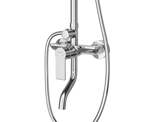 Душевая система BelBagno Aurora AURORA-VSCM-CRM Хром