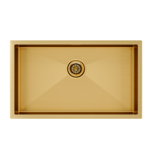 Кухонная мойка Paulmark Valde 74 PM217444-BG Брашированное золото