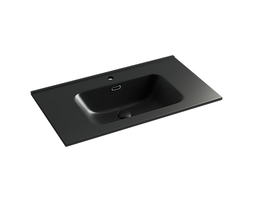 Раковина-столешница Sancos ELEMENT 81x18 Черный матовый Раковина-столешница Sancos ELEMENT 81x18 Черный матовый