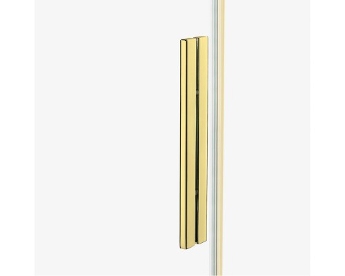 Шторка для ванны NEW TRENDY SMART LIGHT GOLD 140x150 светлое золото