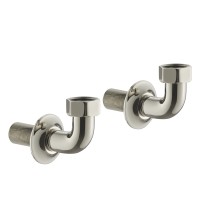 Комплект подключения смесителя на стену Benesque Grosvenor Level 19020108 никель глянцевый